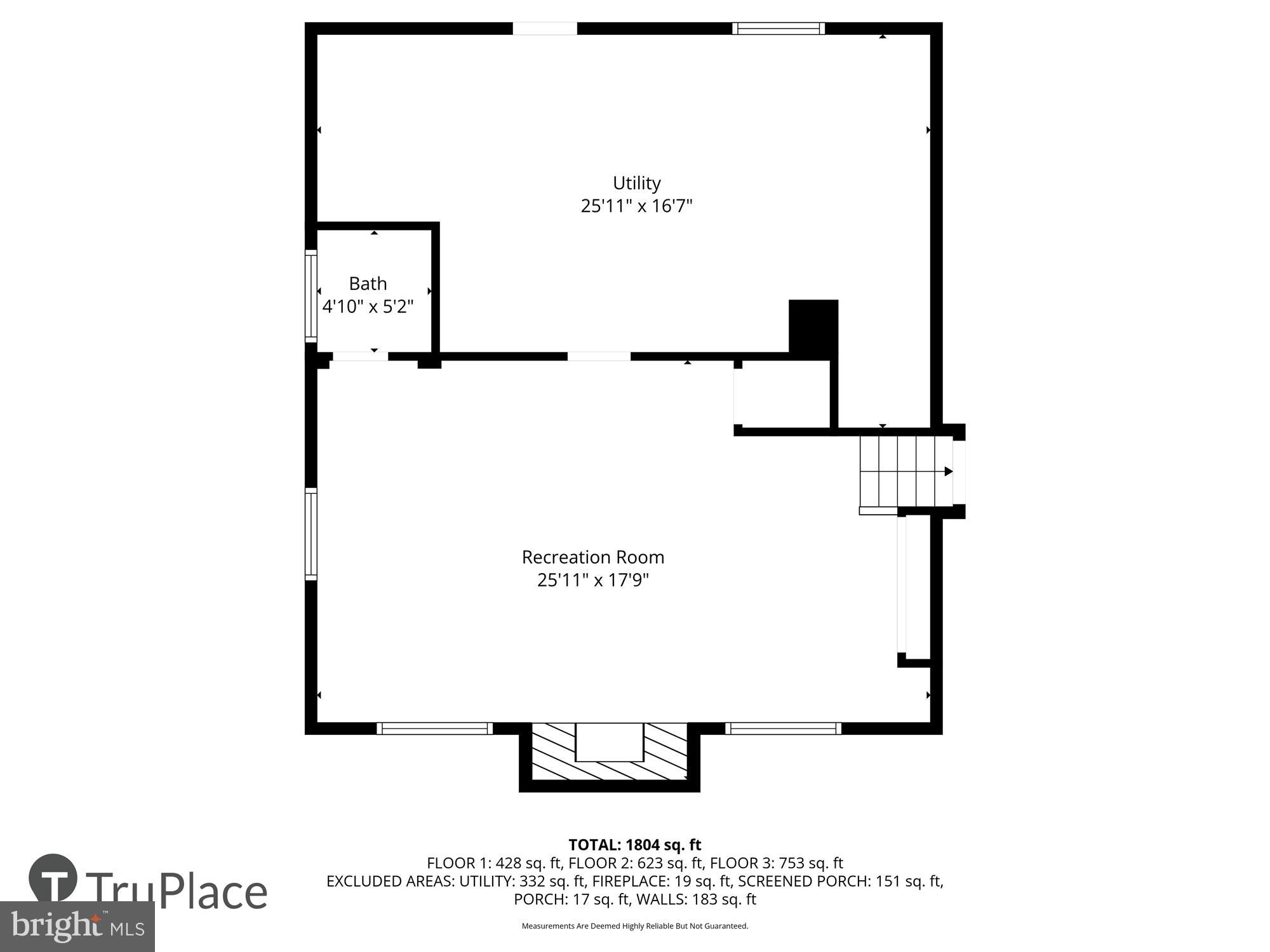 6216 Rockhurst Road Bethesda, MD 20817 - Photo 39 of 52 Lower Level (labels & measurements)