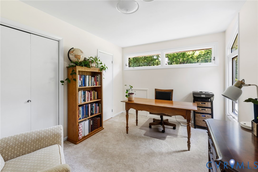 281 Echo Meadows Road Rockville, VA 23146 - Photo 24 of 49 a view of a workspace with a window and lounge chair