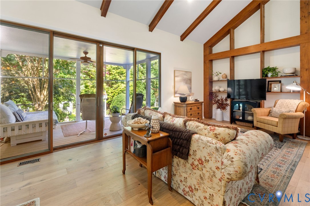 281 Echo Meadows Road Rockville, VA 23146 - Photo 9 of 49 a living room with furniture and a large window