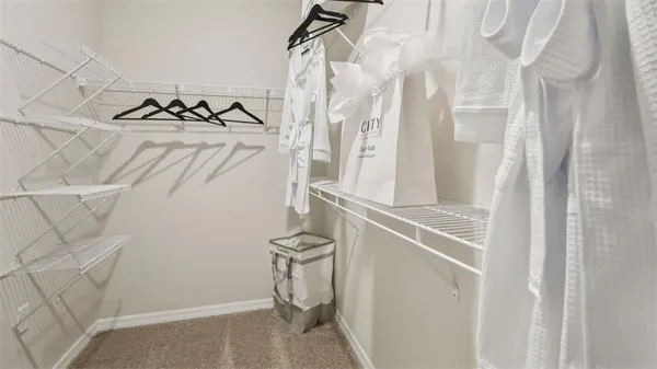 a bathroom with a shower and a shower curtain
