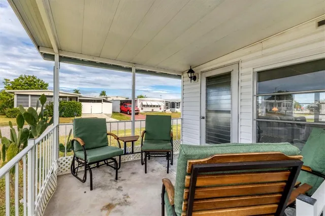 a room with furniture