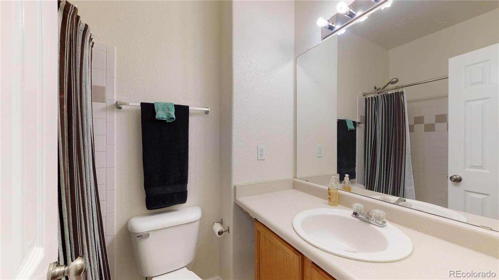 8199 Welby Road, Unit 4001 Denver, CO 80229 - Photo 19 of 24 a bathroom with a sink toilet and shower