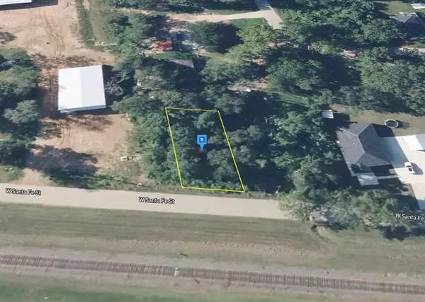 a bird view of a house