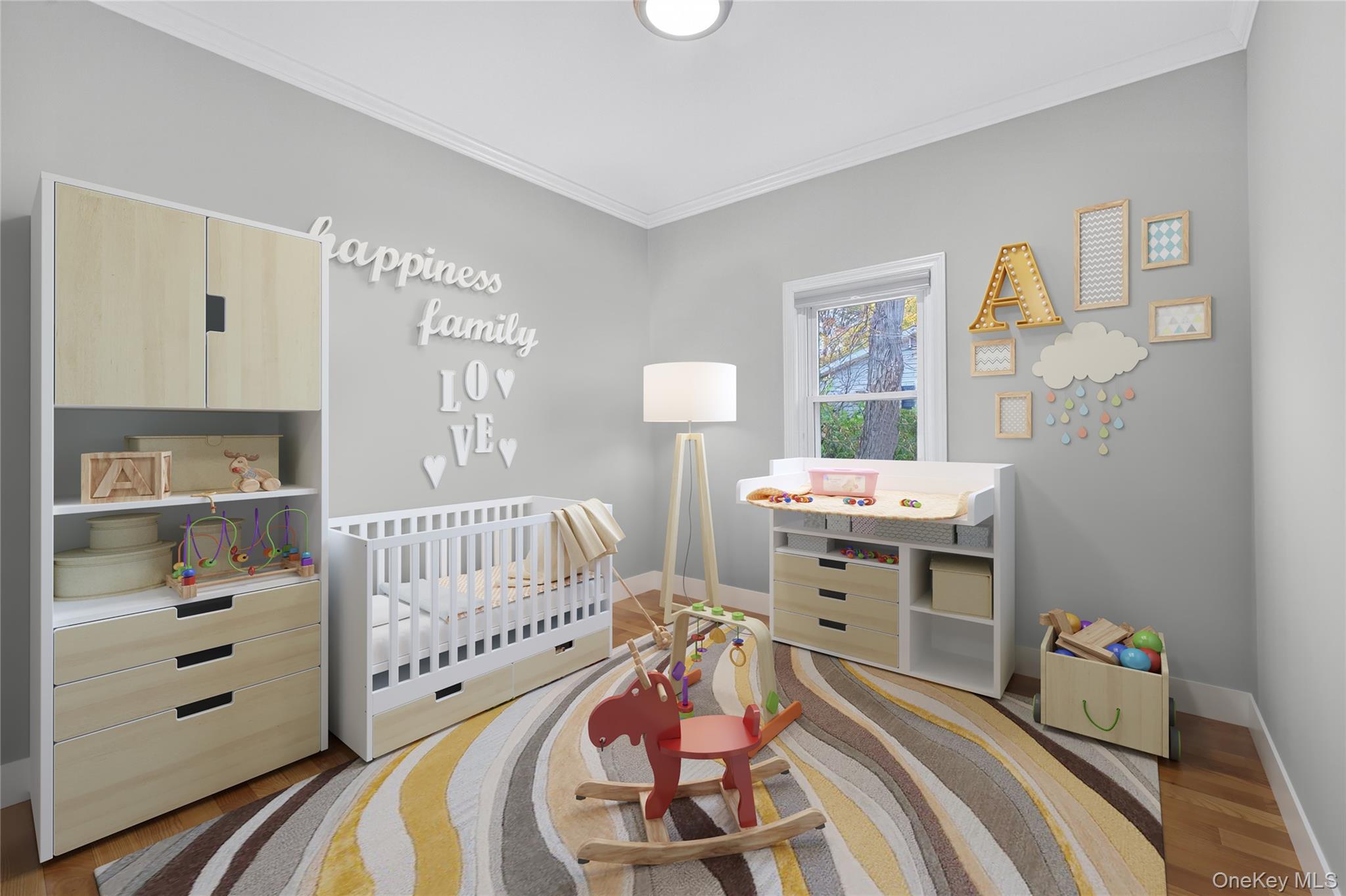 12 Russell Road Wappingers Falls, NY 12590 - Photo 22 of 34 a bed room with a bed and a baby crib