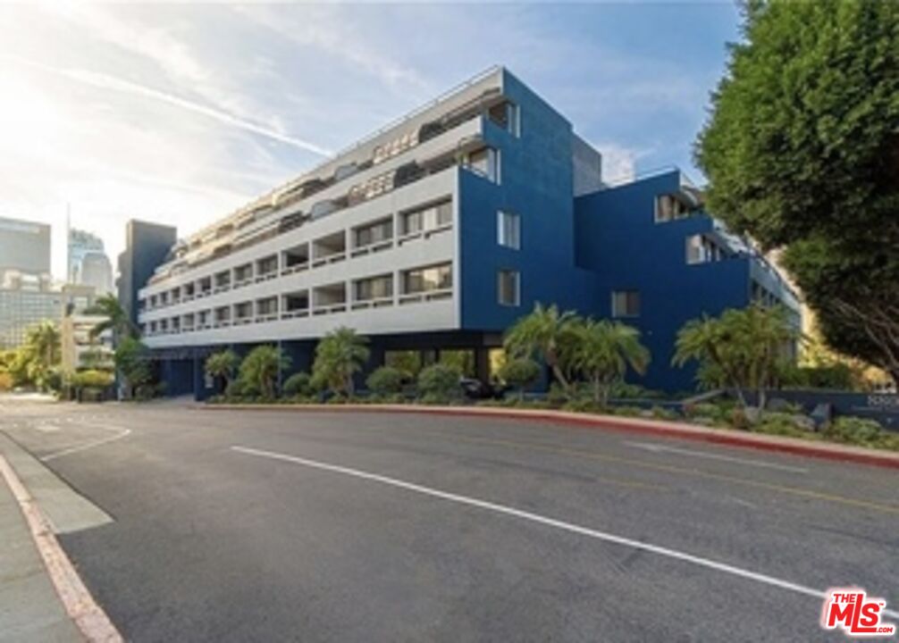 a front view of a building