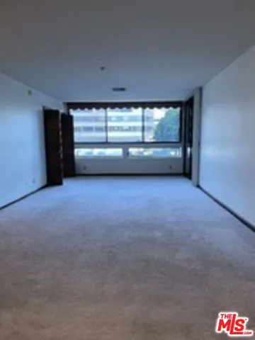 a view of a room with window