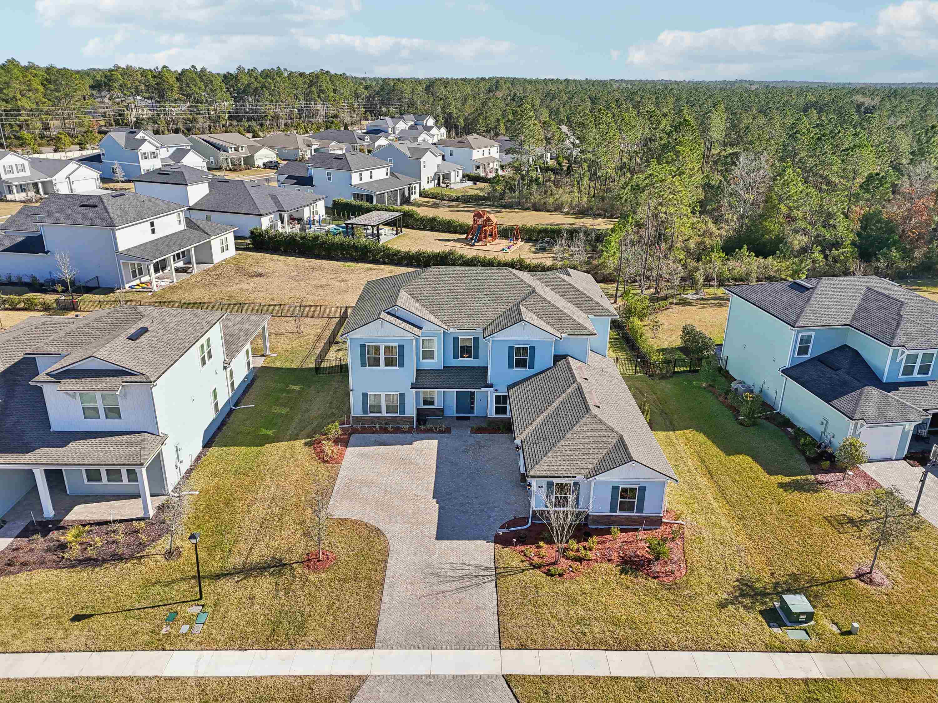 57 Sunset Ridge Court St. Johns, FL 32259 - Photo 67 of 79 an aerial view of a house with a yard