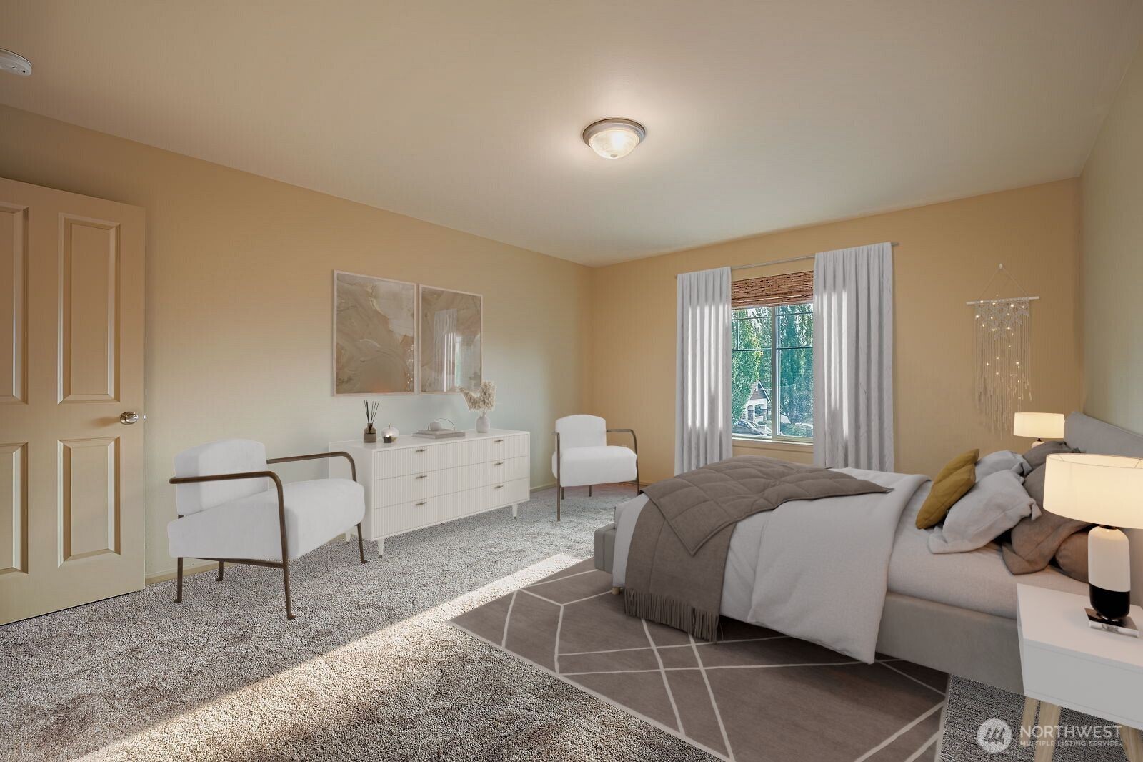 16200 Parkside Way Southeast Renton, WA 98058 - Photo 11 of 40 a bedroom with a bed and white walls