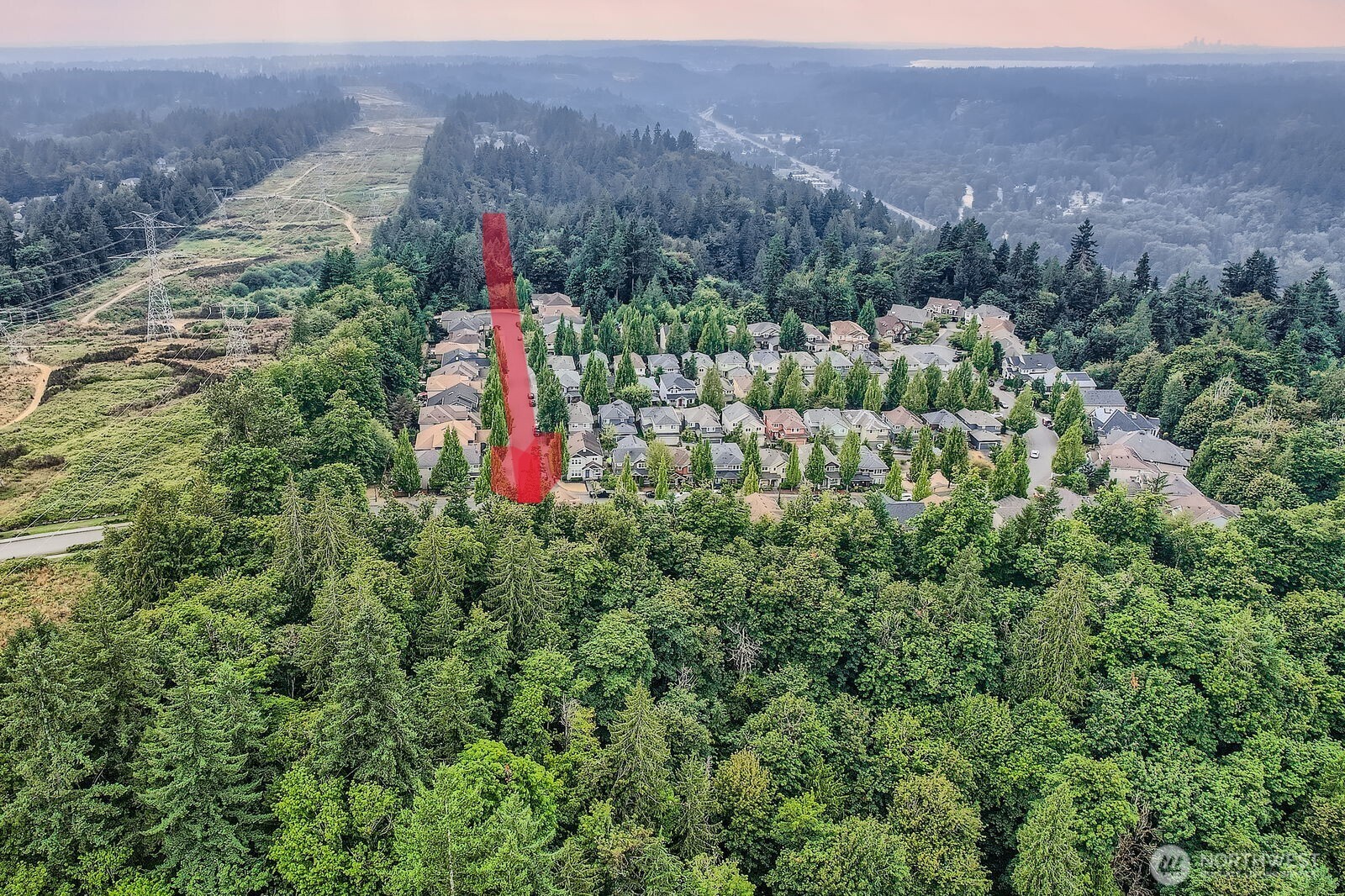 16200 Parkside Way Southeast Renton, WA 98058 - Photo 28 of 40 an aerial view of residential house and outdoor space