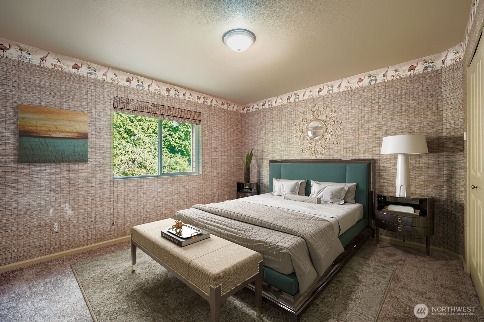 16200 Parkside Way Southeast Renton, WA 98058 - Photo 10 of 40 a bedroom with a bed and a flat screen tv