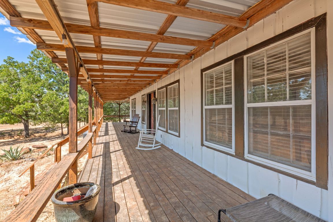 274 Old Potato Road Paige, TX 78659 - Photo 4 of 40 a view of porch with seating space