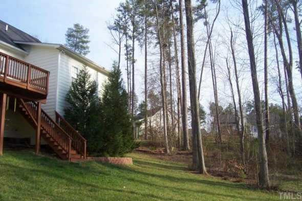 2914 Sap Lane Raleigh, NC 27603 - Photo 10 of 10 Big deck with lots of hardwood trees in the rear of home Other
