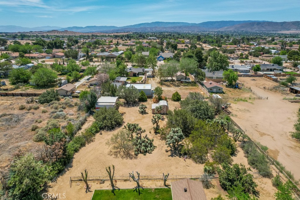 4628 West Ave K8 Quartz Hill, CA 93536 - Photo 50 of 57 an aerial view of residential house with outdoor space