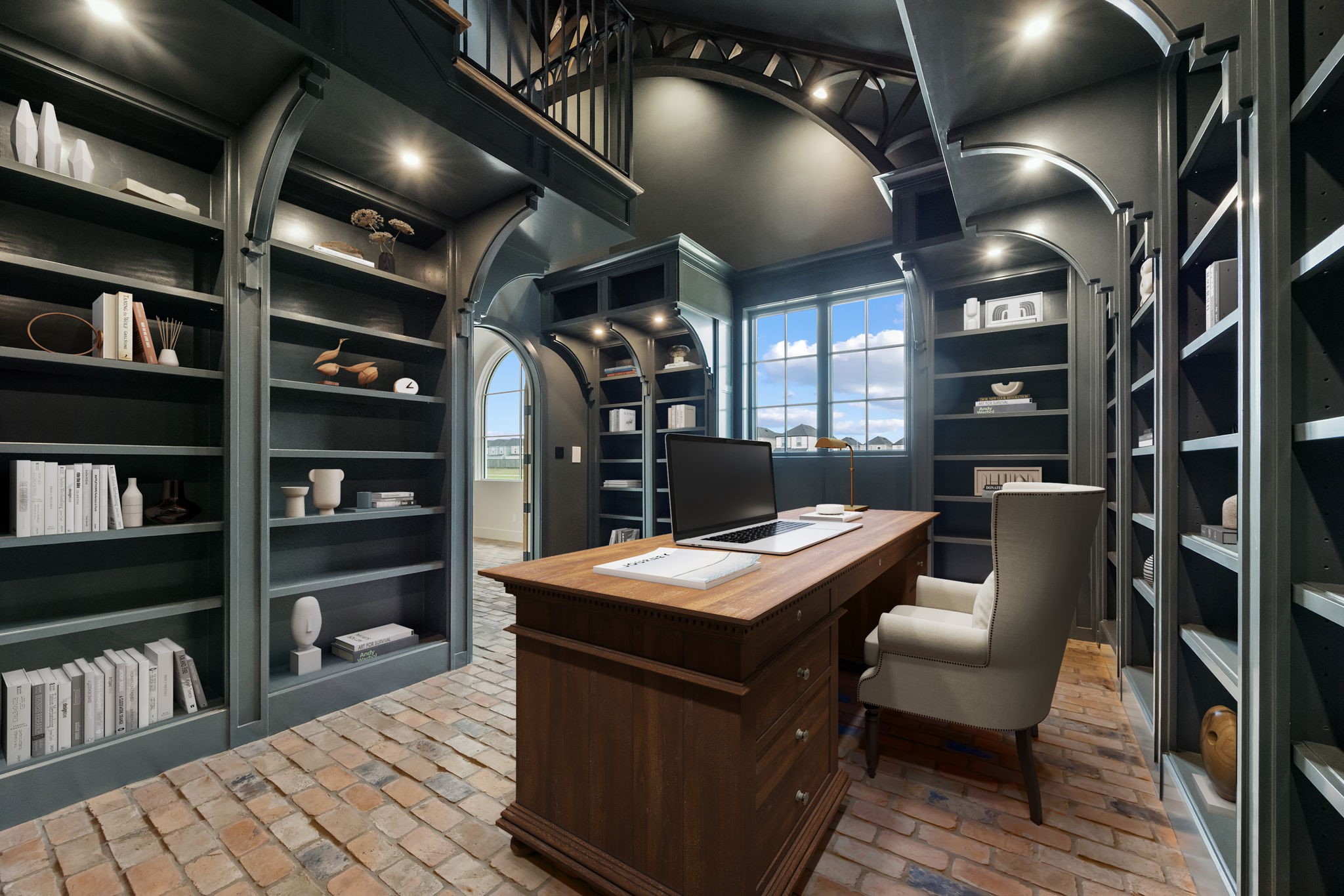 4233 Two Gun Way Katy, TX 77494 - Photo 25 of 47 Virtually staged downstairs of library.