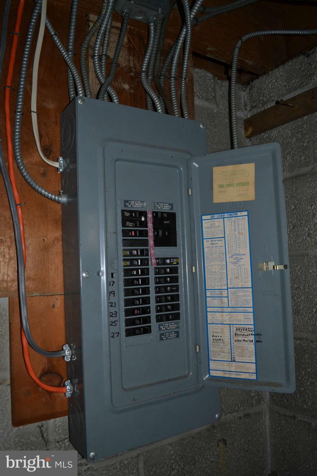 1612 Moffet Road Silver Spring, MD 20903 - Photo 22 of 24 Electric panel box