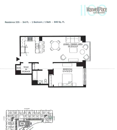 $4,325 | 1100 Maxwell Lane, Unit 335, Hoboken, NJ 07030