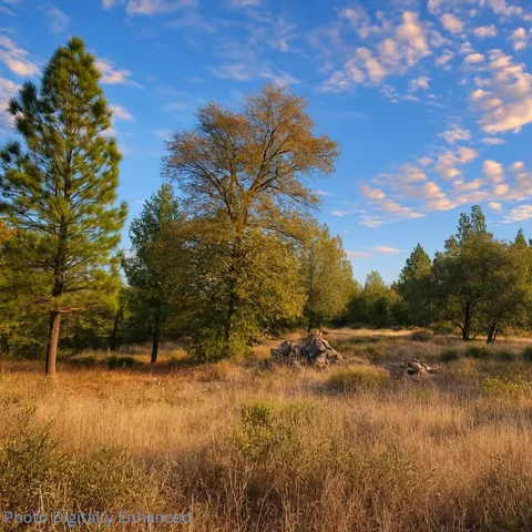 a view of backyard with green space