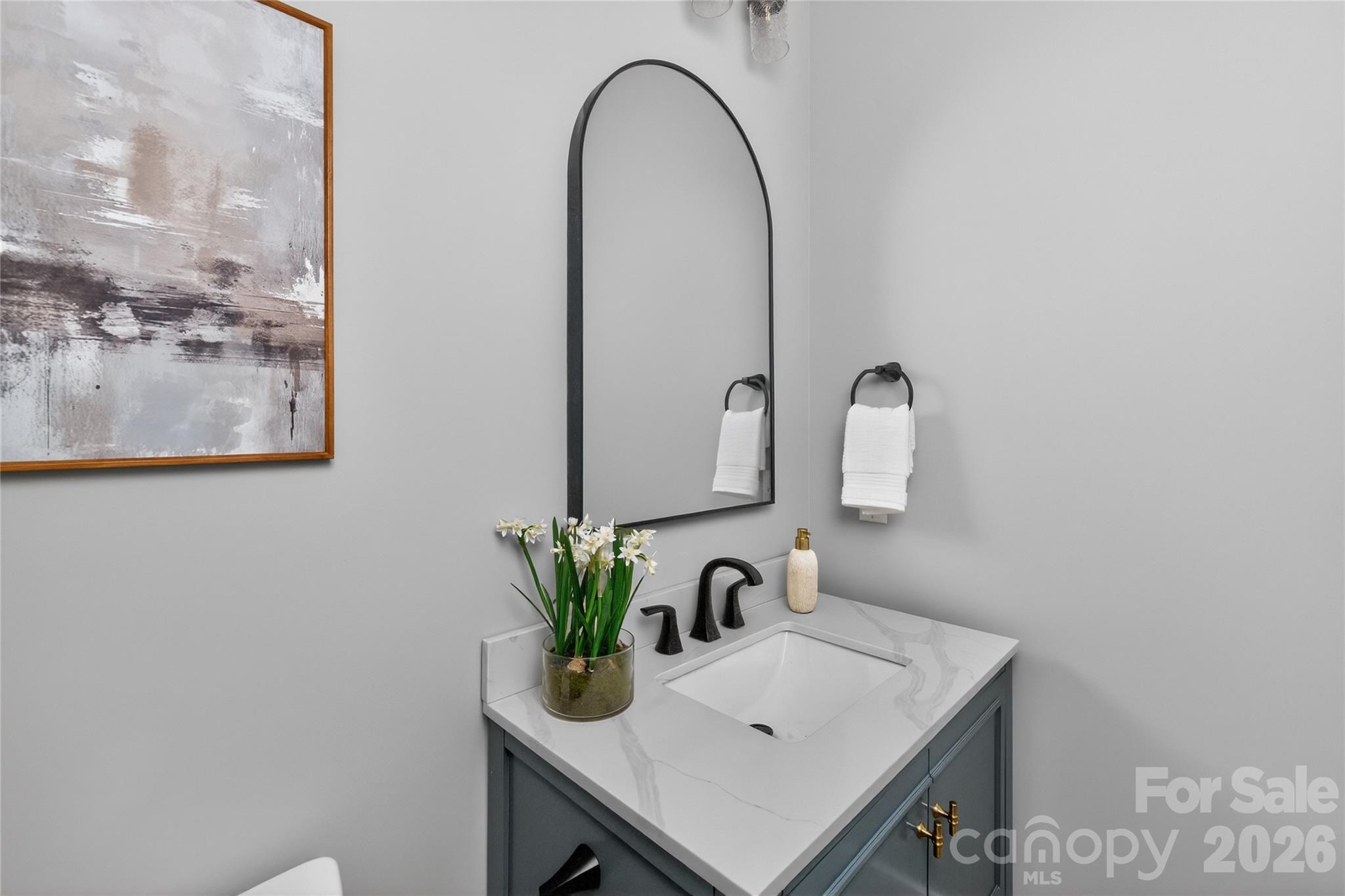 6811 Burlwood Road Charlotte, NC 28211 - Photo 17 of 43 a bathroom with a sink and a mirror