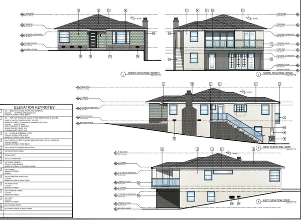 a view of a building with a street