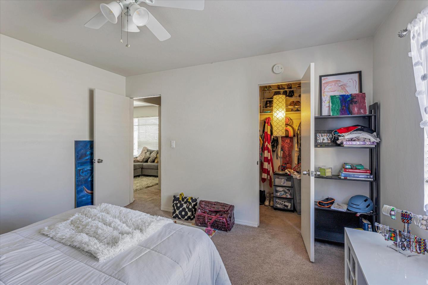 245 Bush Street Mountain View, CA 94041 - Photo 19 of 33 a bedroom with a bed and a closet