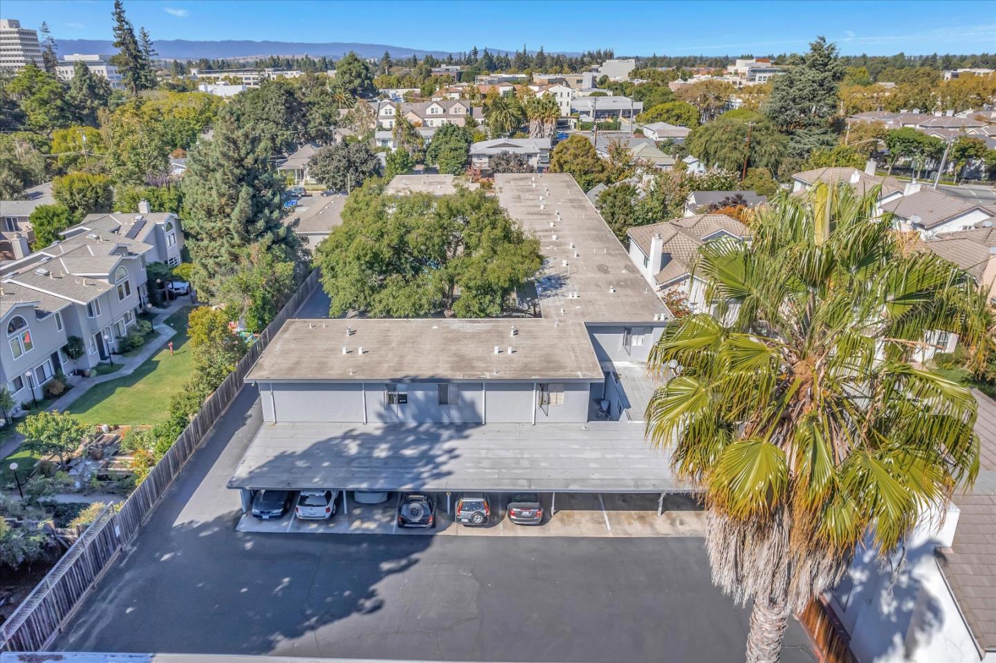 245 Bush Street Mountain View, CA 94041 - Photo 29 of 33 an aerial view of a house with a yard