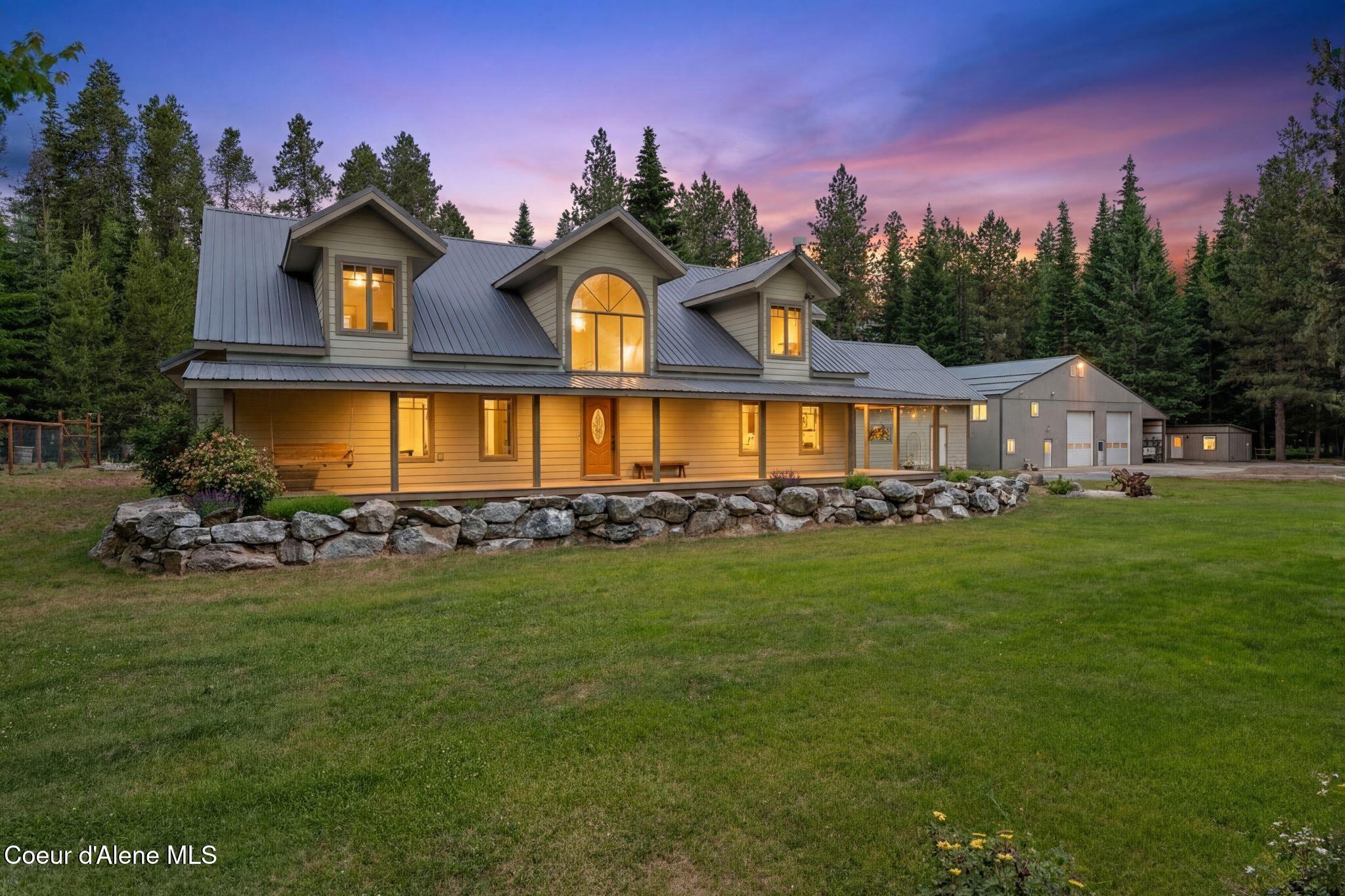 4719 Selle Road Sandpoint, ID 83864 - Photo 2 of 93 Exceptional home on 10 acres