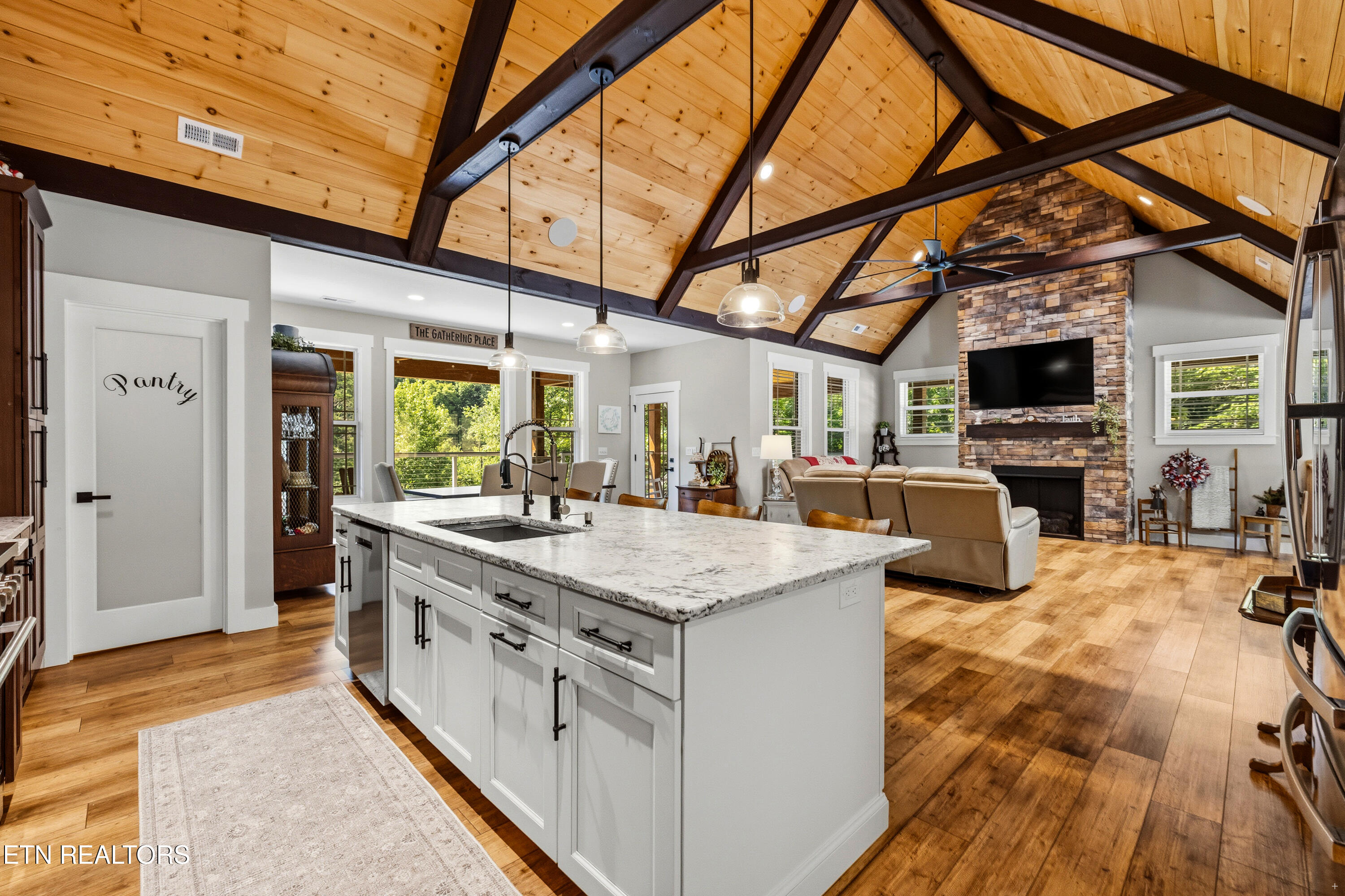 300 Black Fox Road Washburn, TN 37888 - Photo 14 of 53 Nice view from the kitchen