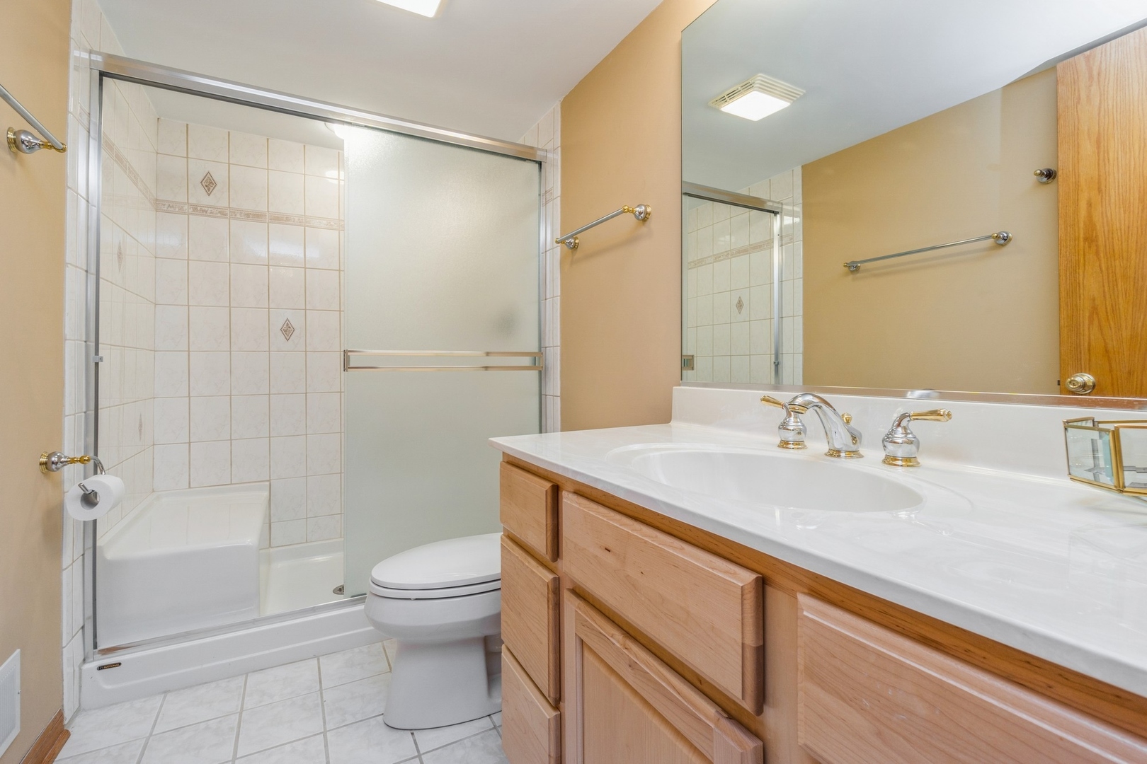 1711 Park Ridge Point Park Ridge, IL 60068 - Photo 13 of 16 a bathroom with a sink a toilet and shower