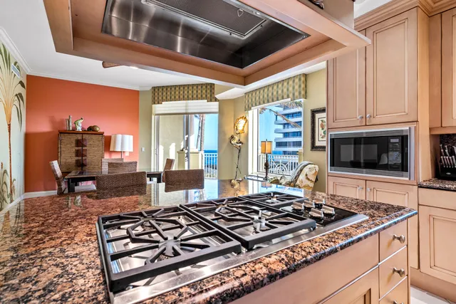 a living room filled with furniture