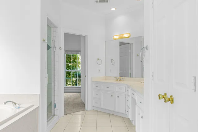 a view of a garden and basketball court