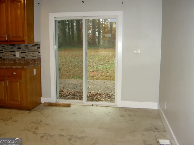 a view of a bathroom with a shower