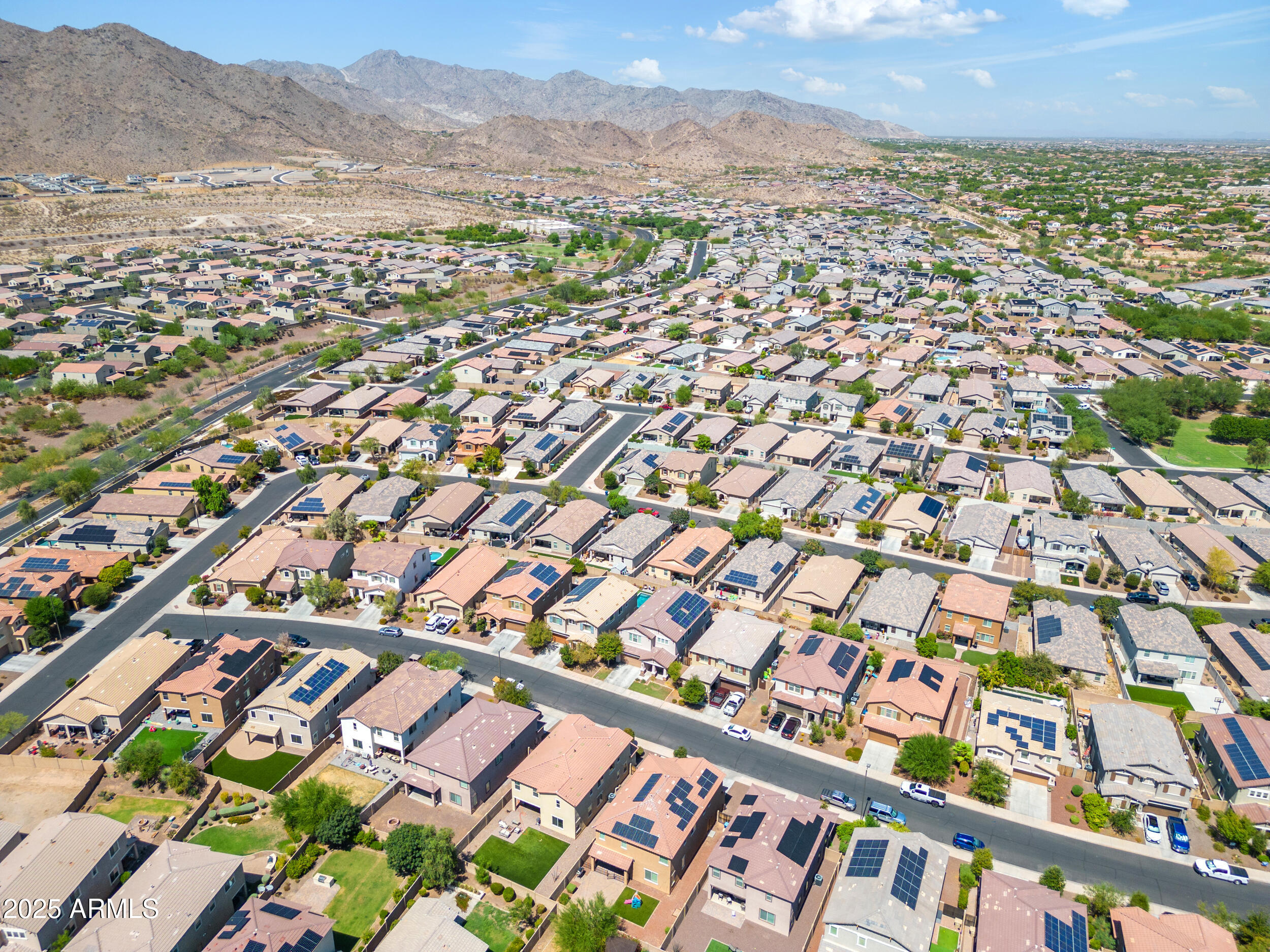 21243 West Coronado Road Buckeye, AZ 85396 - Photo 41 of 49 an aerial view of residential houses with outdoor space