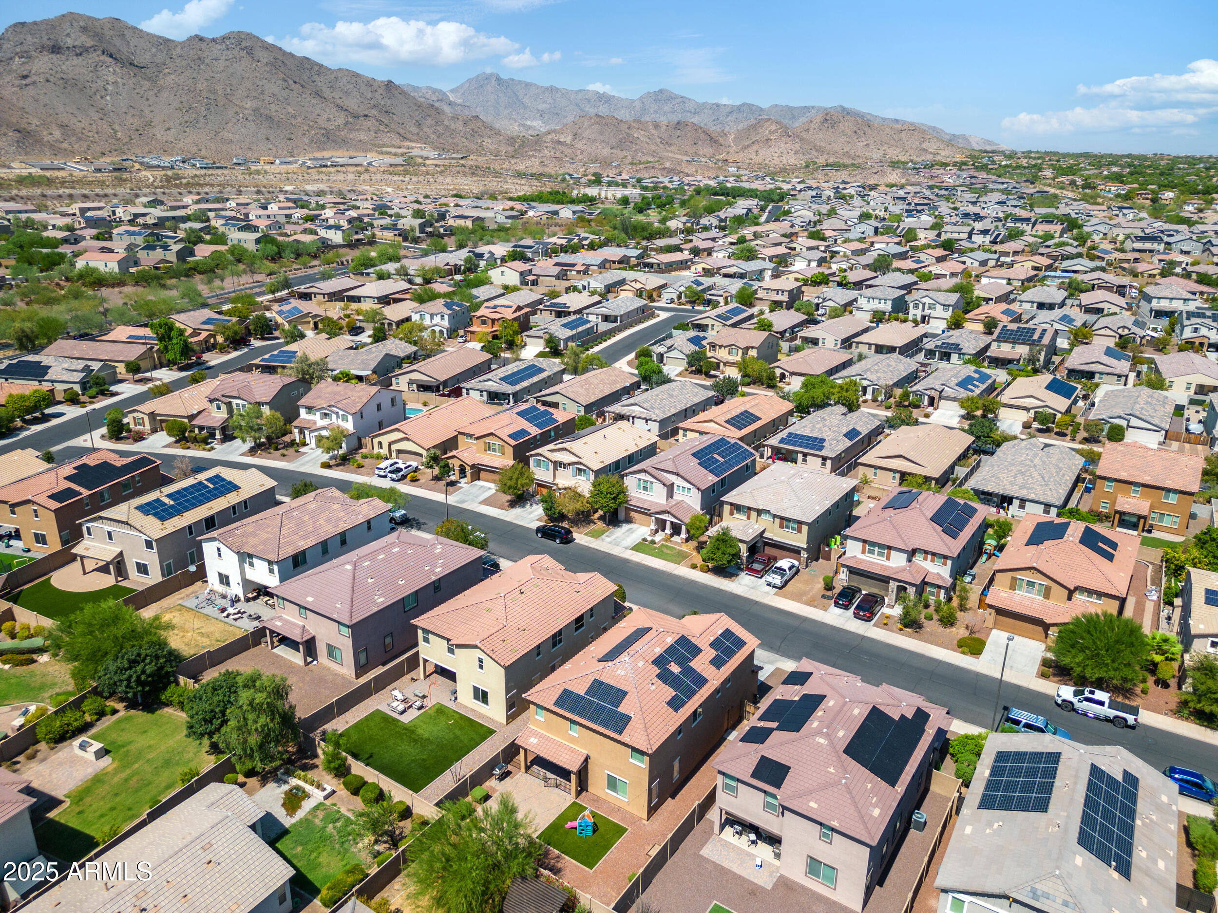 21243 West Coronado Road Buckeye, AZ 85396 - Photo 44 of 49 an aerial view of residential houses with outdoor space