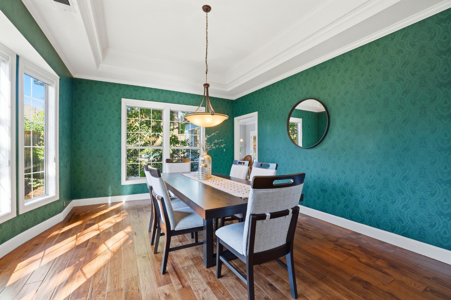 4330 Hale Ranch Lane Fair Oaks, CA 95628 - Photo 16 of 77 a view of a dining room with furniture window and wooden floor