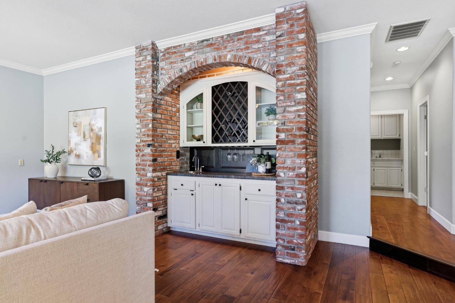 4330 Hale Ranch Lane Fair Oaks, CA 95628 - Photo 34 of 77 a living room with furniture and a fireplace