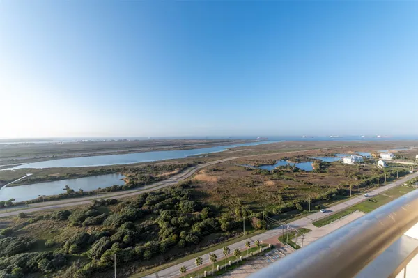 a view of an ocean beach