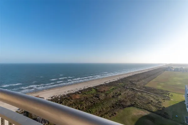 a view of beach and ocean