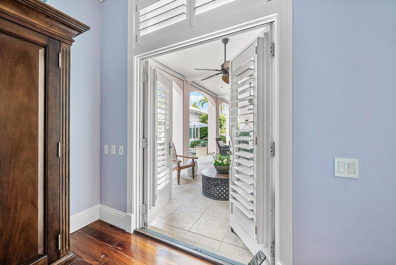 3138 Gulf Stream Road Gulf Stream, FL 33483 - Photo 29 of 46 Bedroom Opens to Porch