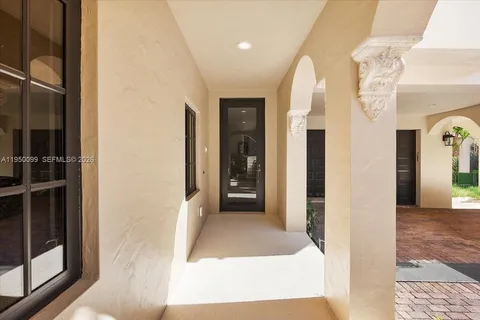 a view of a entryway door of the house