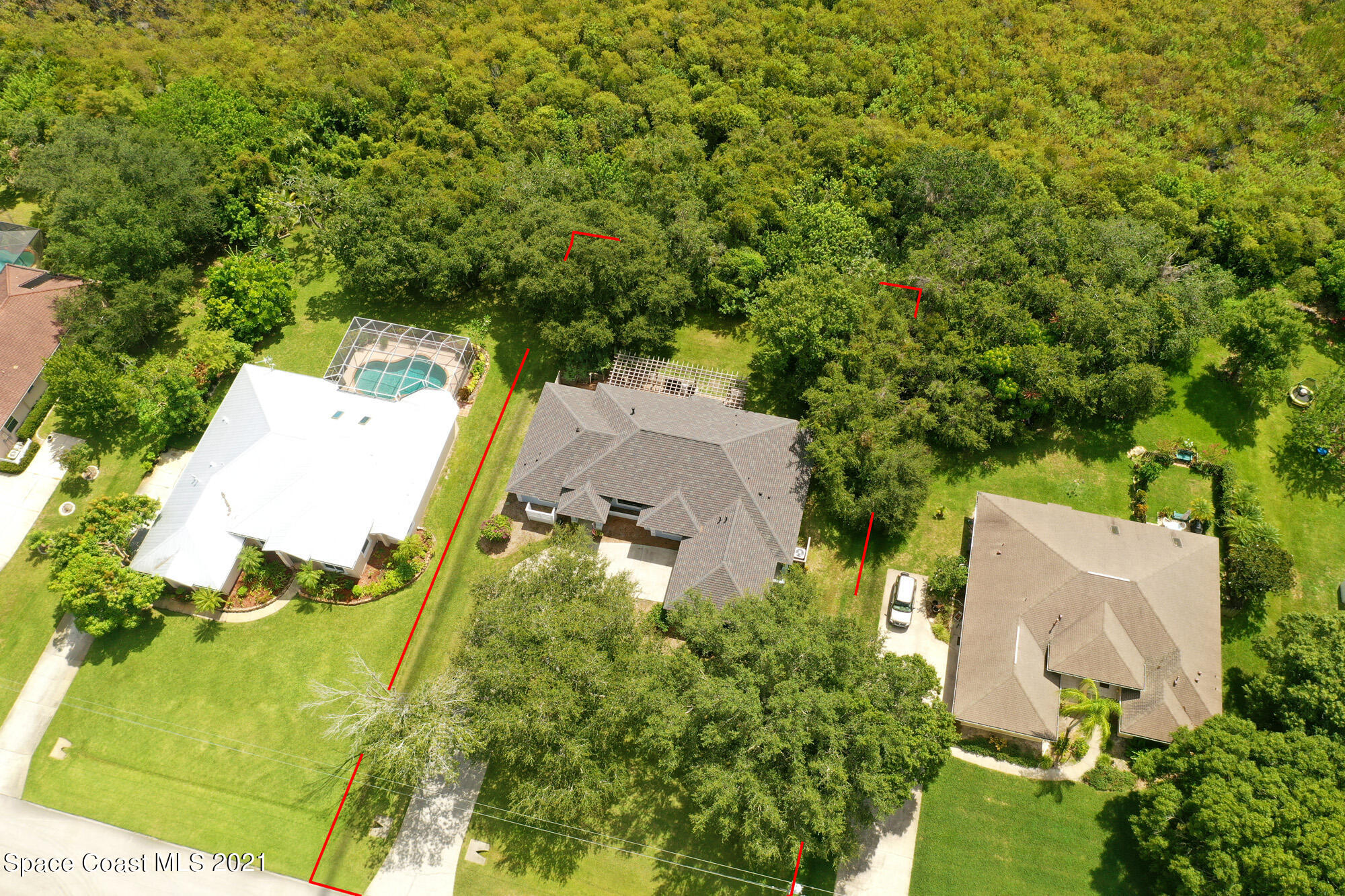 4423 Long Lake Road Melbourne, FL 32934 - Photo 12 of 20 Aerial