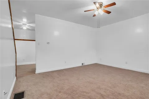 a view of an empty room