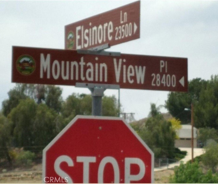 a view of a sign board
