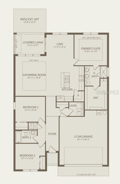 1838 Groveline Road St. Cloud, FL 34771 - Photo 25 of 25 Floor Plan