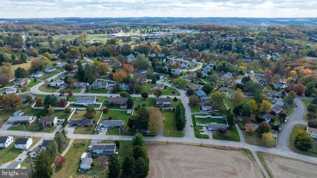 front view of a brick house