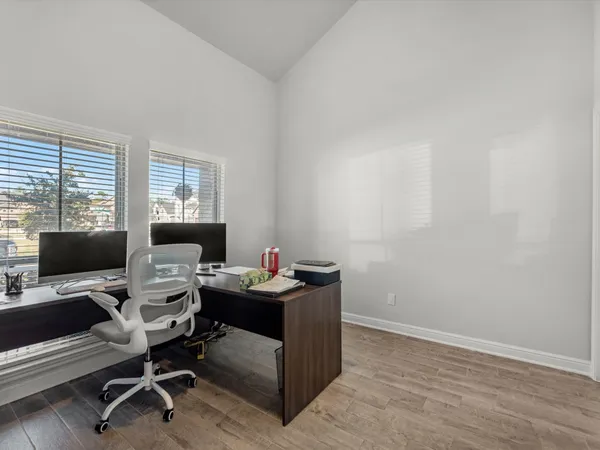 a view of a workspace with a window