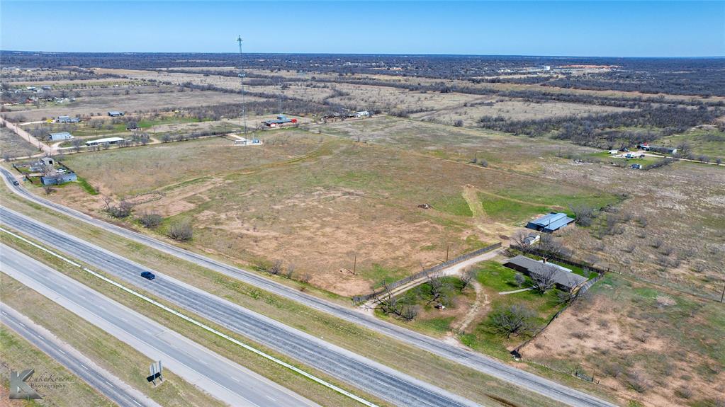 277 Highway 277 South Hawley, TX 79525 - Photo 4 of 18 Aerial overview of property's location with rural landscape