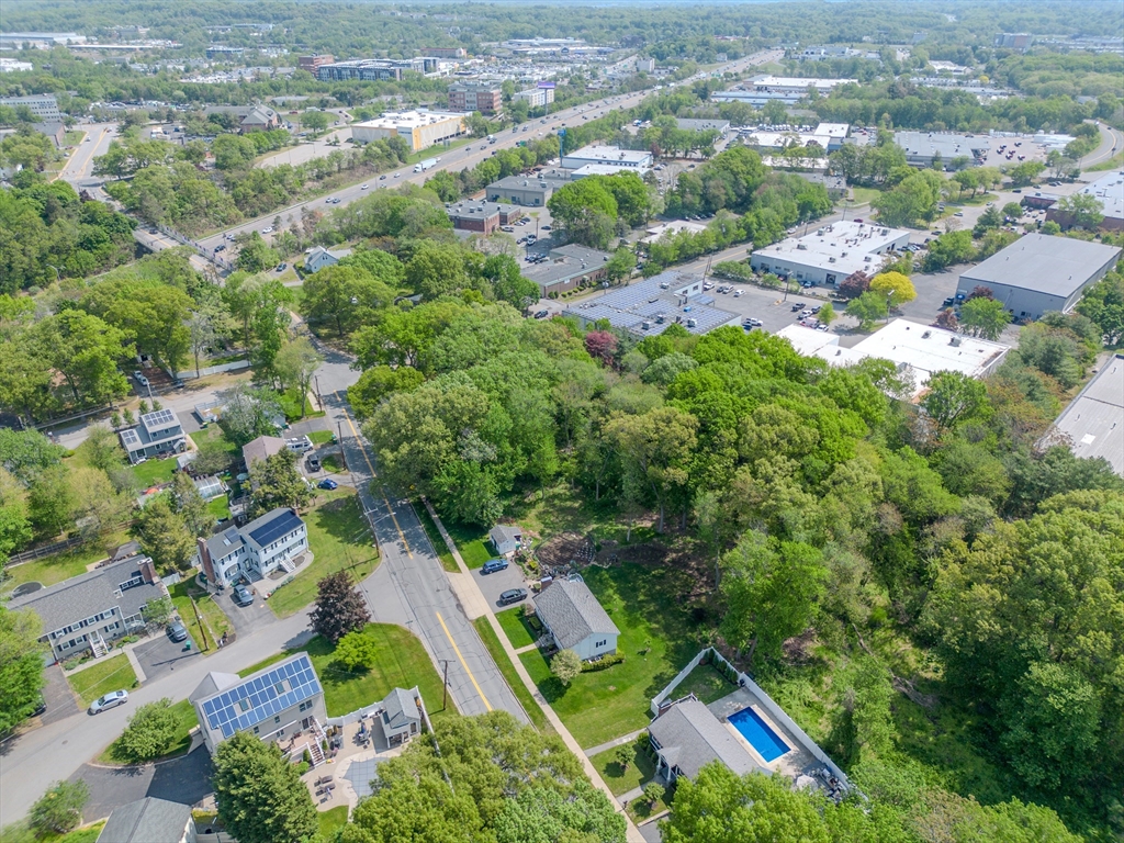 159 Mishawum Road Woburn, MA 01801 - Photo 41 of 41 an aerial view of residential houses with outdoor space and trees
