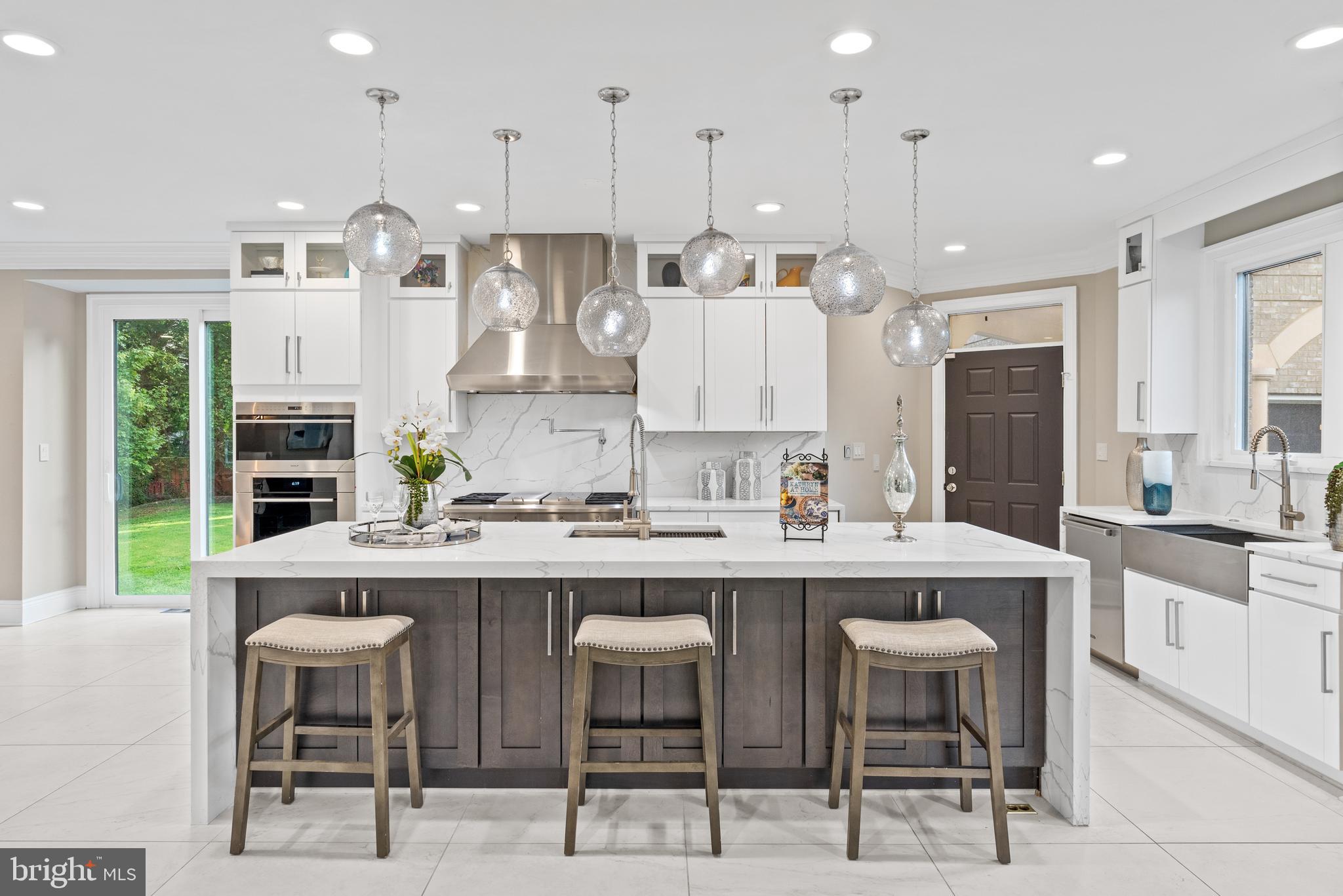 1645 Kirby Road McLean, VA 22101 - Photo 20 of 102 Center island with quartz countertops