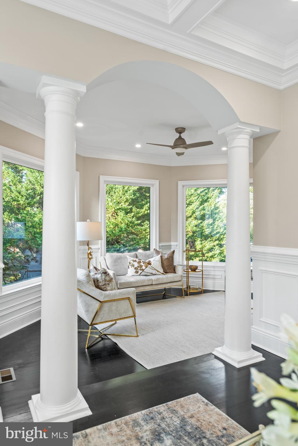 1645 Kirby Road McLean, VA 22101 - Photo 36 of 102 Decorative columns to the sunroom