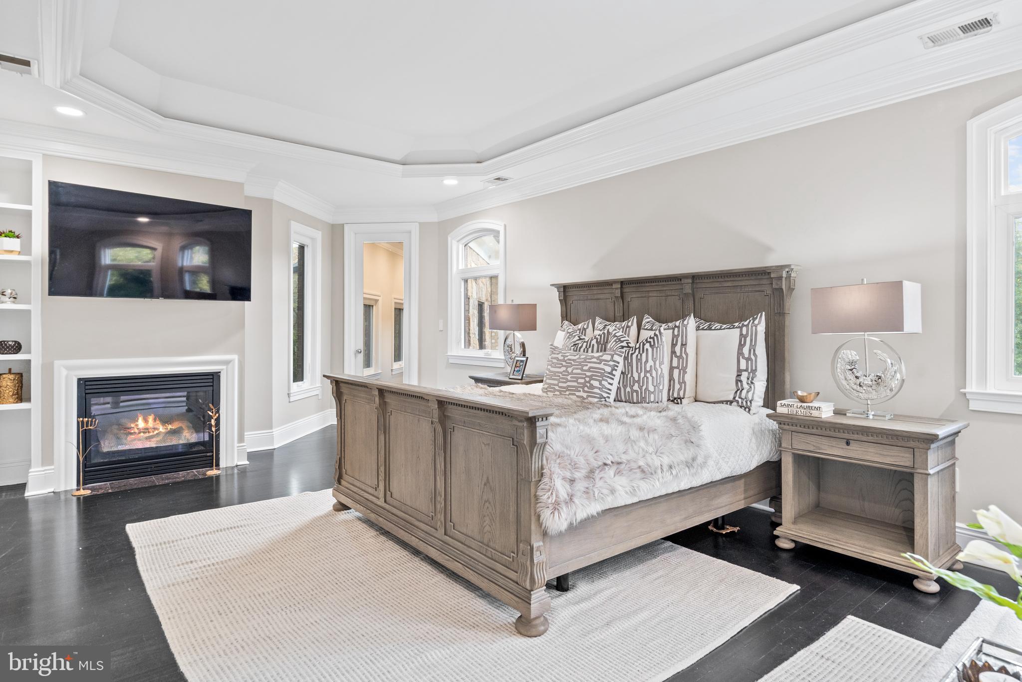 1645 Kirby Road McLean, VA 22101 - Photo 54 of 102 Cozy gas fireplace in the primary bedroom